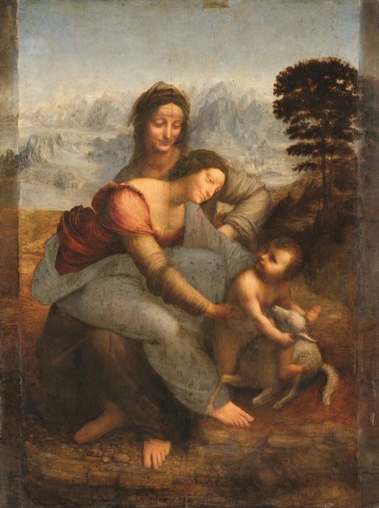 La Virgen, Jesús y Santa Ana de Leonardo da Vinci 