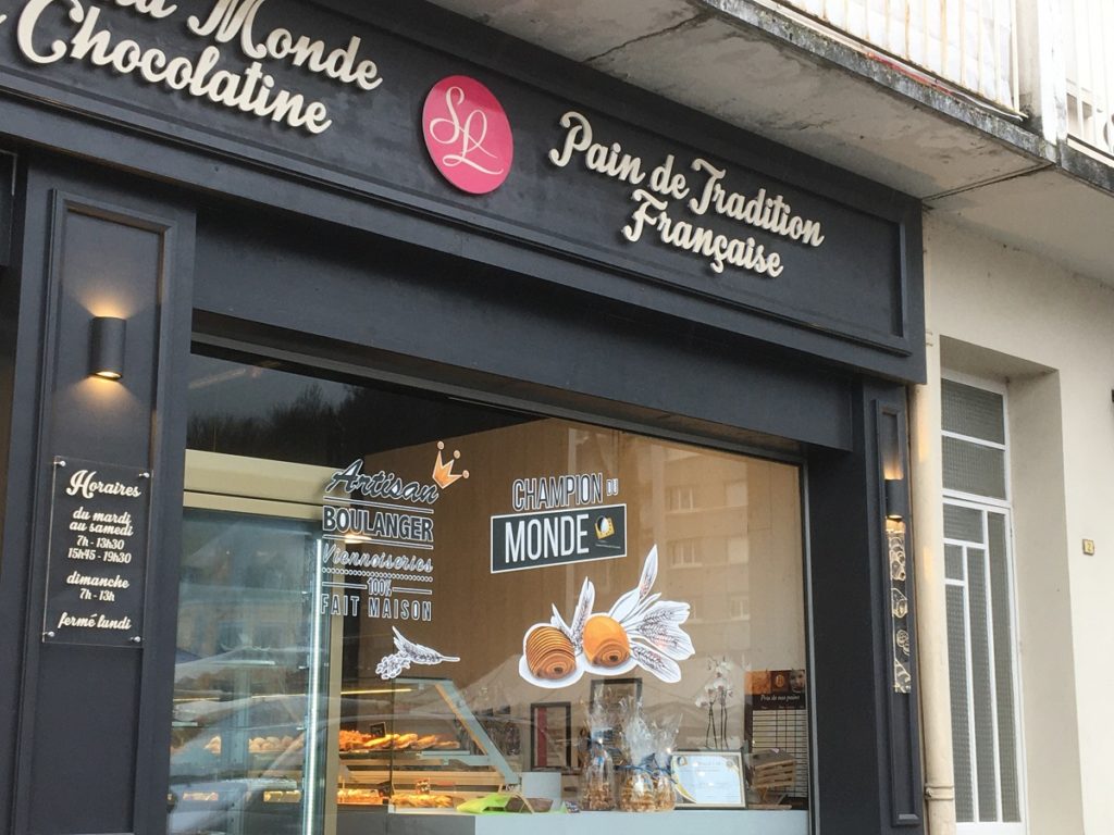 Ventana Chez Lagure, fabricante de chocolat pain au champion world