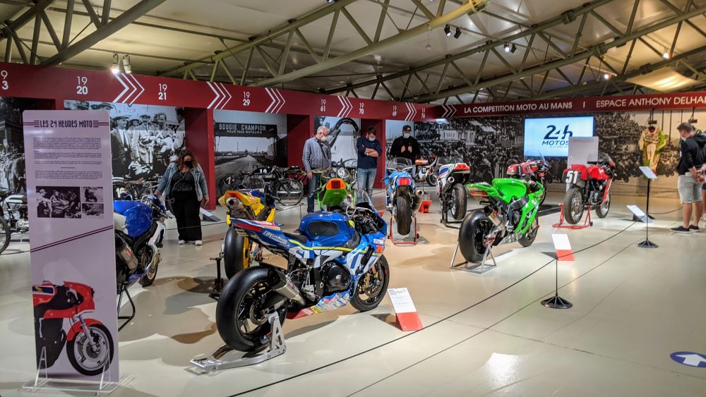 Las motos fueron seleccionadas en el museo de las 24 Horas de Le Mans