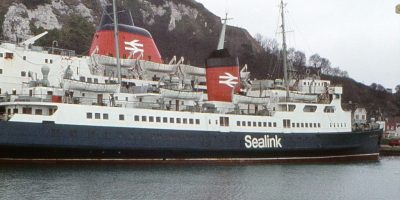 Viejo ferry sealink en Dover 1973